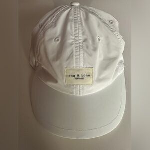 Rag & Bone Addison Baseball Cap - Antique White